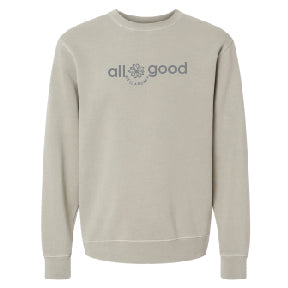 Taupe Crewneck - All Good Wellaroma