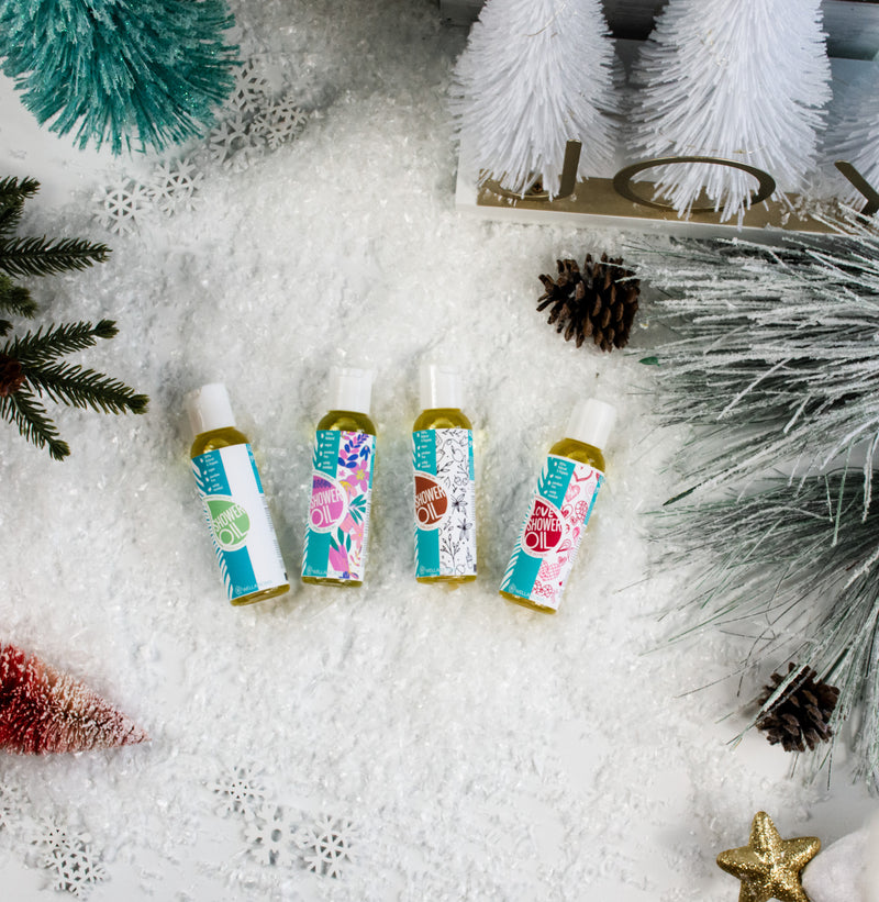 Mini Shower Oil Set - Our Four Favorite Seasonal Scents